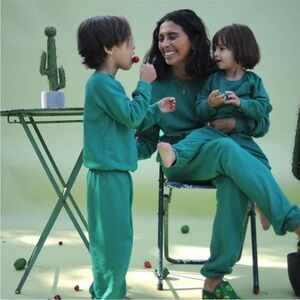 All the Babies Green SET Sweatshirt + Pants